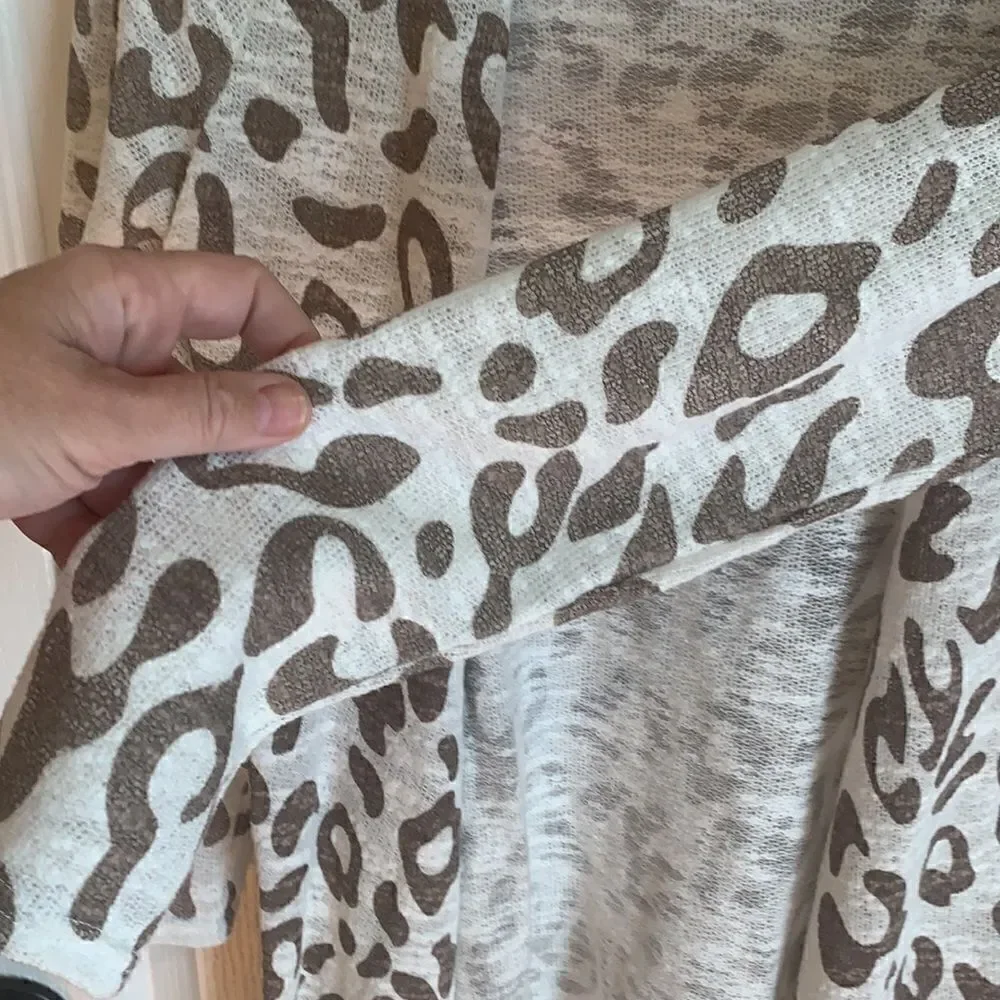 New. Gameday Couture Wild Thing leopard cardigan